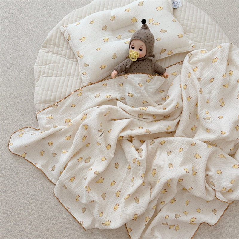Couverture mignonne pour bébé en coton