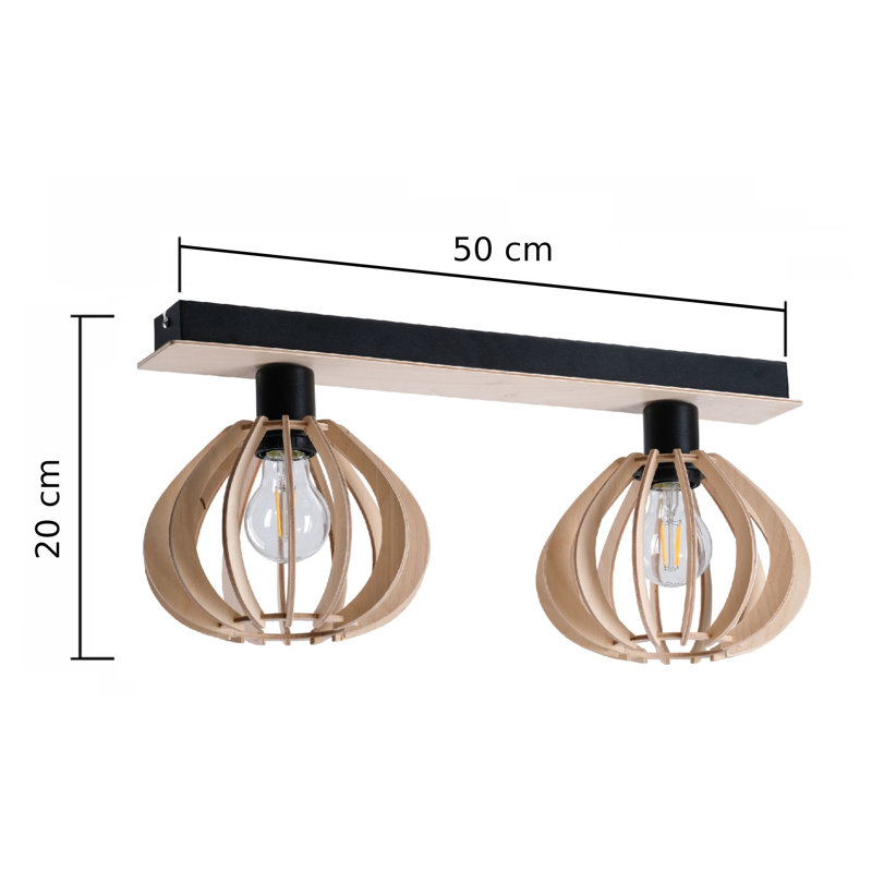 Parma Flush Mount, Natural