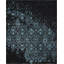 Tapis abstrait bleu / noir Lennear-25438034