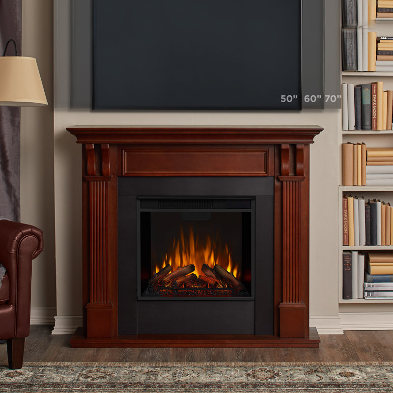 Ashley 48" Electric Fireplace by Real Flame, Mahogany