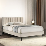 Newry Aubreey Double (4'6) Upholstered Panel Bed