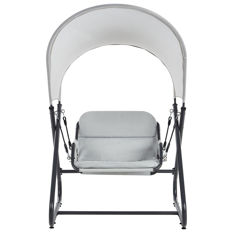 Patio Swing SOLAGNA Metal , Light Grey