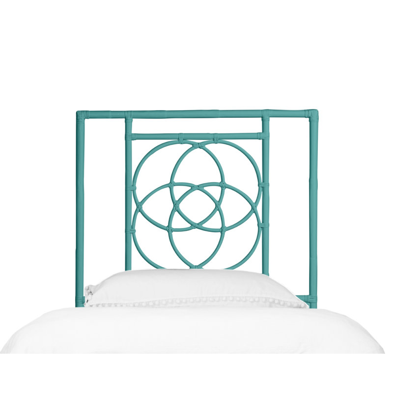 Emilia Open-Frame Headboard, Twin, Turquoise