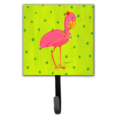 Porte-laisse Flamingo et crochet mural