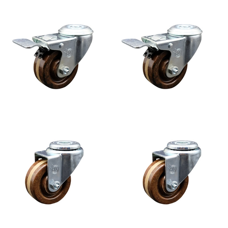 4-Piece Phenolic Caster Set