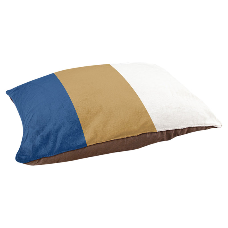 Kansas City Pet Bed, Medium (30" L x 40" W), Royal Blue/Gold/White