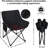 2 Pack Portable Camping Chairs With Folding Table, Oversized Lawn Chair Set For Beach, Picnic, Outdoor Sports, Fishing, Rv Travel-1351853228