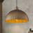 Lozano 1 - Light Single Antique Brass Dome Pendant Light