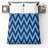 Blue Zigzag Pattern Quilted Bedspread All Sizes-130509298