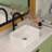 White Ceramic Above Counter Vessel Sink 16"X12" - Modern Bathroom, Stain Resistance For Bathroom Modern, , Countertop-732070799