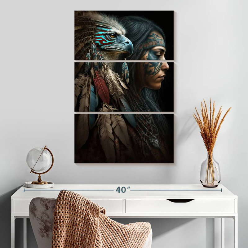 Lelar Eagle Spirit, 32" H x 20" W