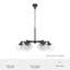 Plafonnier lustre 6 lumières Hunter Saddle Creek-74777713