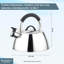 Buckingham Stainless Steel Stovetop Whistling Kettle Induction Compatible 2.6 Litres