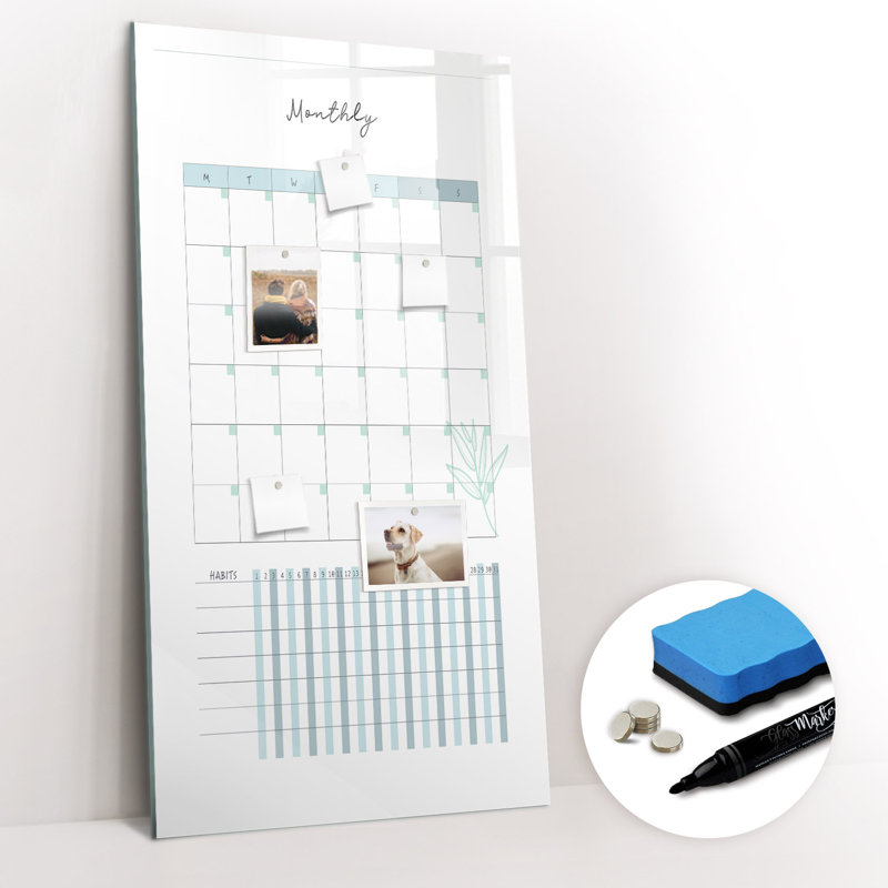 Magnetic Glass Dry Erase Board