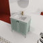 Meuble-lavabo autoportant de 30 pouces avec comptoir en céramique-106912597
