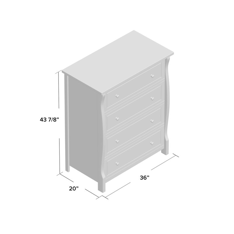 Princeton Kids 4 - Drawer Chest, Espresso