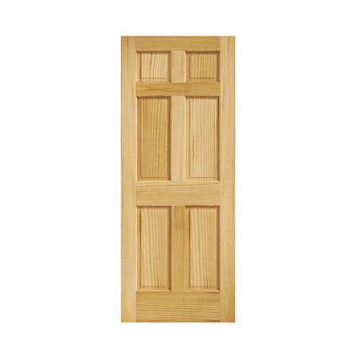 Panelled Solid Wood Standard Door
