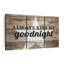 «Kiss Me Goodnight Love», ensemble de 3 typographie sur toile-760104392