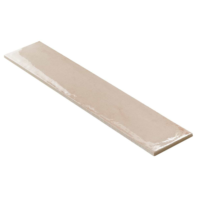 Paint 3x16 Glossy Porcelain Tile, Rosa Pink