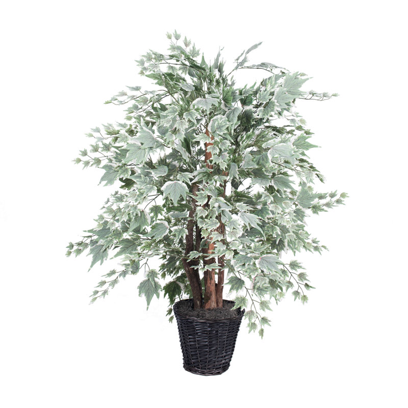 48'' Faux Tree in Wicker/Rattan Basket