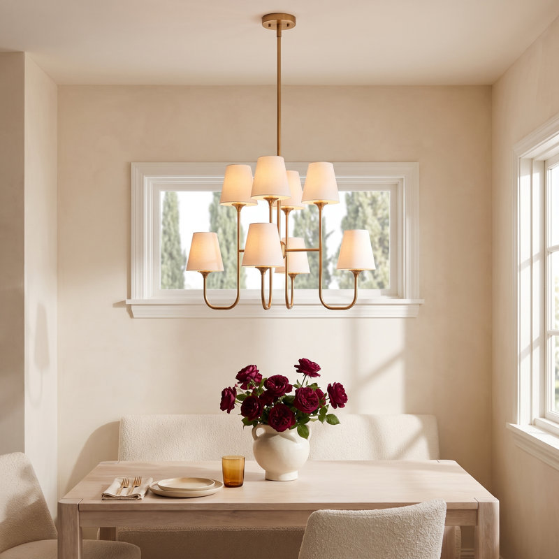 Lane 8-Light Chandelier, Vibrant Gold
