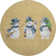 Premium Machine Washable Ingrassellino AMF1826 Happy Snowmen Holiday Rug