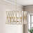 Renessa 6-Light Hand-Wrapped Rope Drum Chandelier -1457556387