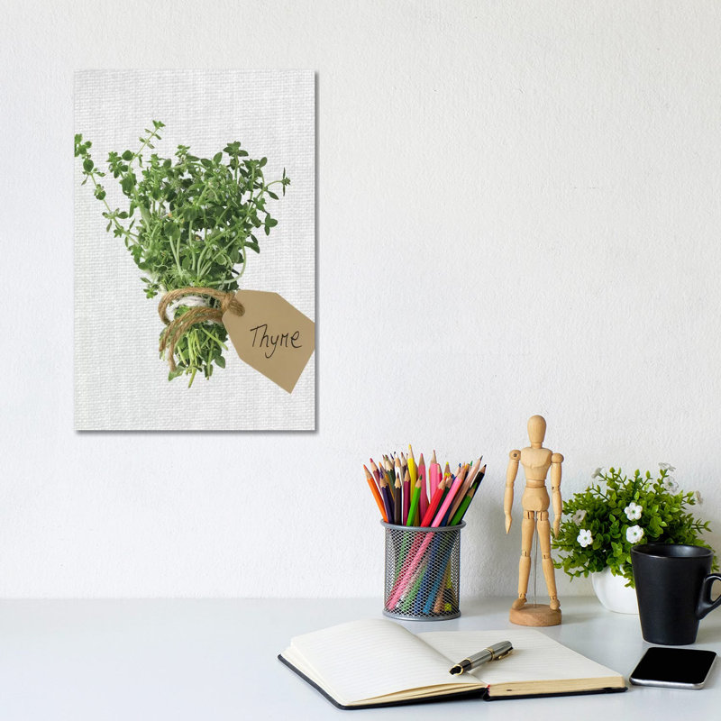Thyme by Assaf Frank - Wrapped Canvas Print, 20.32 cm H x 30.48 cm W x 1.91 cm D