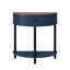  Console demi-ronde en bois massif avec tiroirs cannelés l 31 po Charlbury-716462178