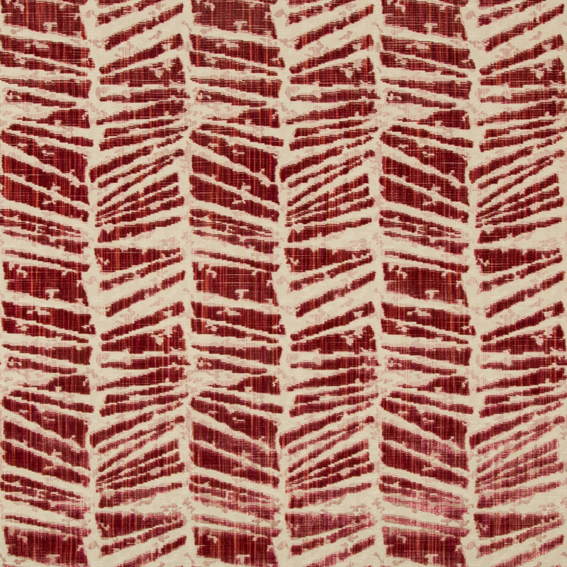 Chaumont Velvets Performance Fabric, Red