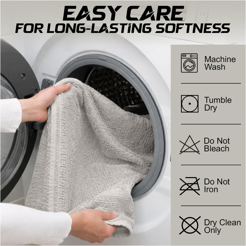 100% Cotton Ultra Light Bath Sheet, Grey