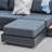 Parker Corner Unit & Footstool in Graphite