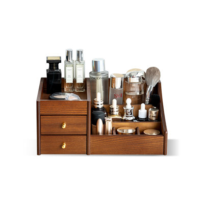 Organisateur de maquillage pour coiffeuse, organisateur de comptoir avec tiroirs