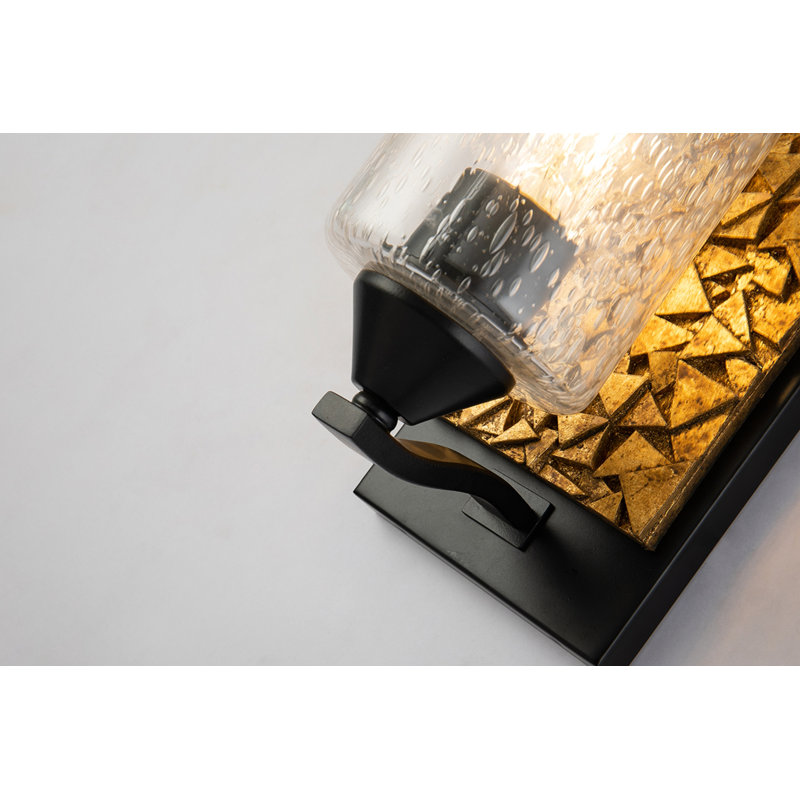 Meuble-lavabo 1 lumière Faubourg Bocage, Bronze foncé / Or
