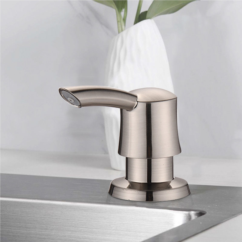 Kitchen Soap Dispenser, Brushed Nickel