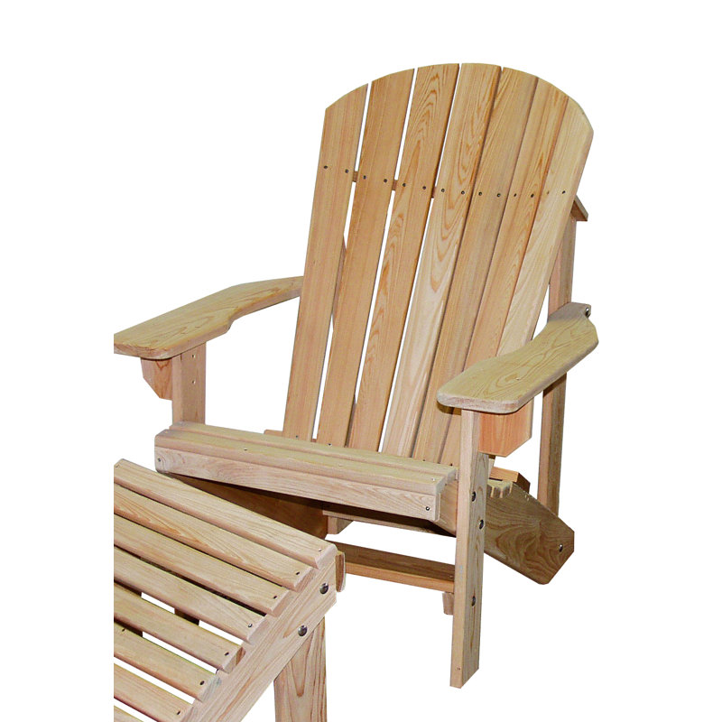 Chaise Adirondack en bois massif