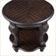 Table basse 22 pouces à deux tons avec tablette résistante à la chaleur, accents en bois massif, facile à assembler pour le salon
