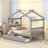 Pittston 2-Drawer Standard Bed Wooden House Bed-737687832-737687839
