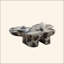 Style papillon, table basse, imitation de calcaire naturel, convient au salon / bureau, fibre de verre-1487832963