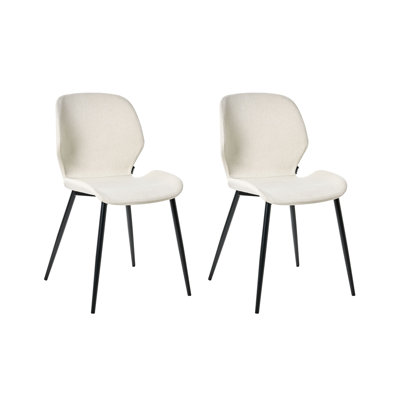 Set of 2 Conference Chairs HOLLAND Fabric