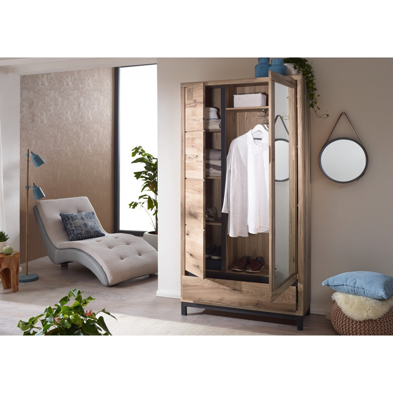 Villanders 1 Door Sliding Wardrobe, Bianco