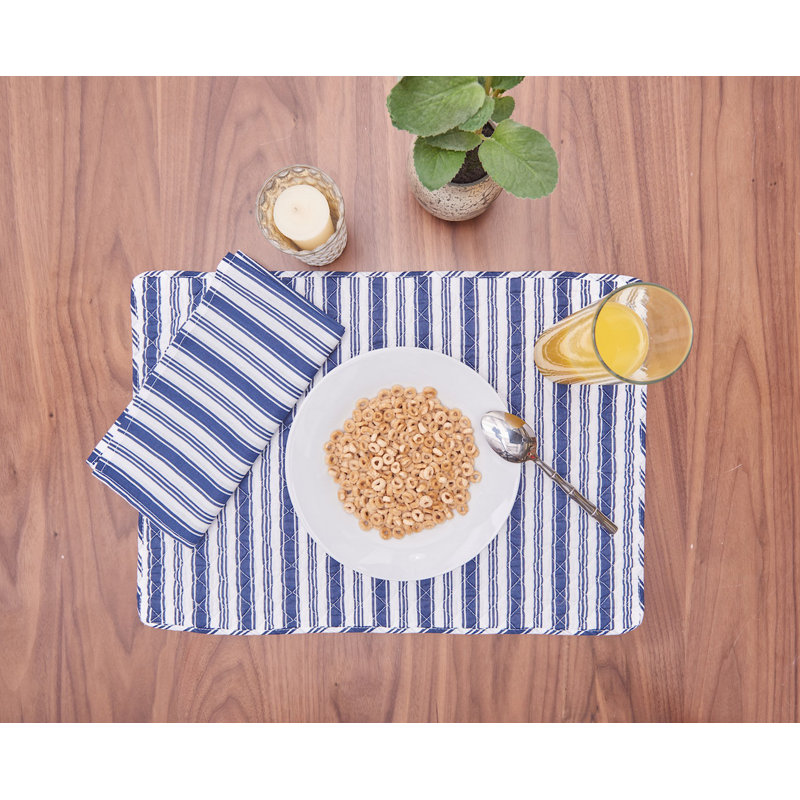 Ensemble de 6 serviettes en coton Carreno
