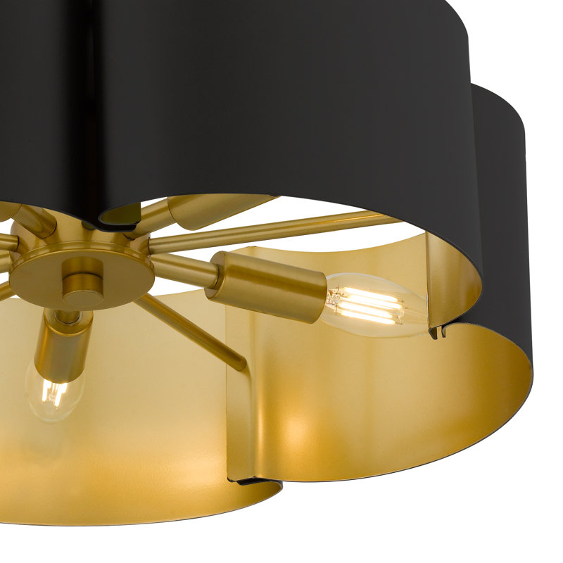 Plafonnier semi-encastré 5 lumières Balsam