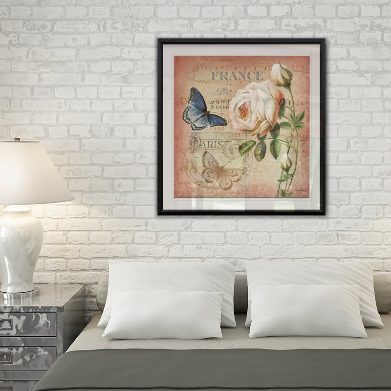 «Springtime in France II», reproduction encadrée, H 17,5 po x l 17,5 po x P 1,5 po