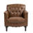 Enoks Tufted Leather Armchair-1439899132