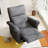 270° Power Swivel Rocker Recliner Chair For Adult,Rocking Glider Nursery Recliner For Small Spaces,Fabric Rocking Chair For Nursery,Single Sofa Recliner For Home Theater Living Room Bedroom