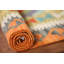 Tapis multicolore en laine réversible Kilim 3 x 4