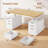 Electric Standing Desk With 6 Drawers, 55" Adjustable Stand Up Desk With Storage-990845642