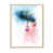 Toile avec cadre flottant brun