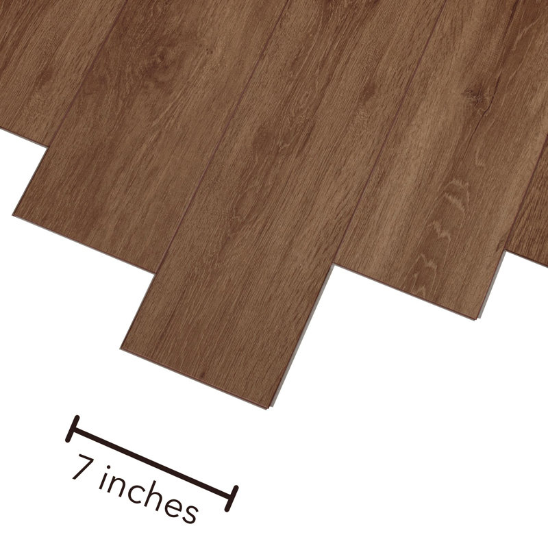 Mohawk Elite 7" x 48" x 5mm Luxury Vinyl Plank Flooring, Chocolate Oak